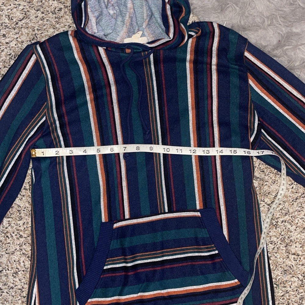BeBop Multicolor Striped Hoodie - Picture 8 of 9